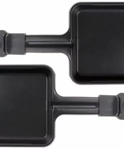 Null 2x Raclette Pfännchen 23178 10x10cm, Antihaftbeschichtung, Universell Für Raclettes