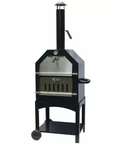 Null BBGRILL Outdoor Pizza-Backofen Lorenzo Schwarz LOR17