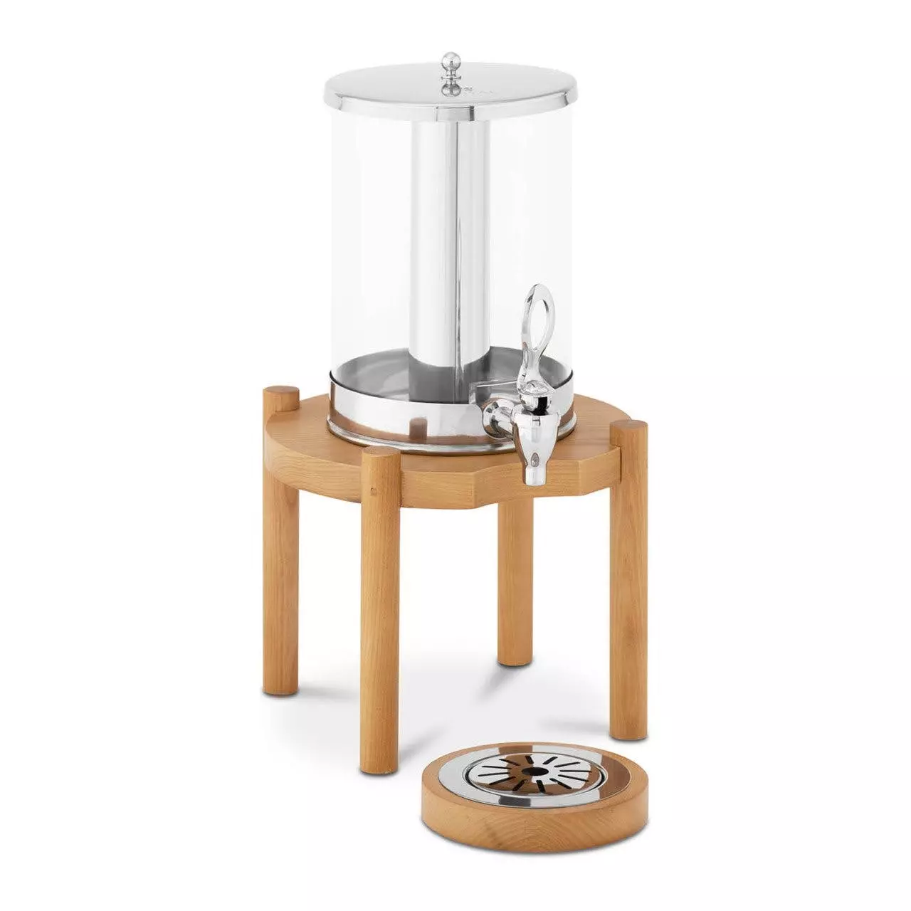 Royal-catering Royal Catering Saftspender - 7 L - Kühlsystem - Dunkles Holzgestell 3 Royal-catering Royal Catering Saftspender - 7 L - Kühlsystem - Dunkles Holzgestell – Bild 3