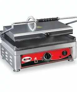 GMG - Kontaktgrill - ▲ & ▼ Glatt - Mit Grillplatten Aus Gusseisen, Fettauffangschale Und Temperaturregelung 50° - 300° C