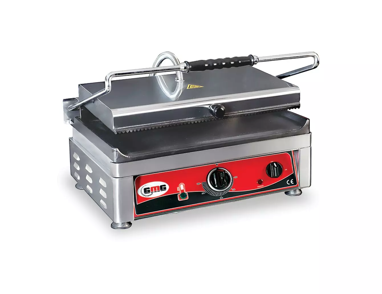 GMG - Kontaktgrill - ▲ & ▼ Glatt - Mit Grillplatten Aus Gusseisen, Fettauffangschale Und Temperaturregelung 50° - 300° C 2 GMG - Kontaktgrill - ▲ & ▼ Glatt - Mit Grillplatten Aus Gusseisen, Fettauffangschale Und Temperaturregelung 50° - 300° C – Bild 2