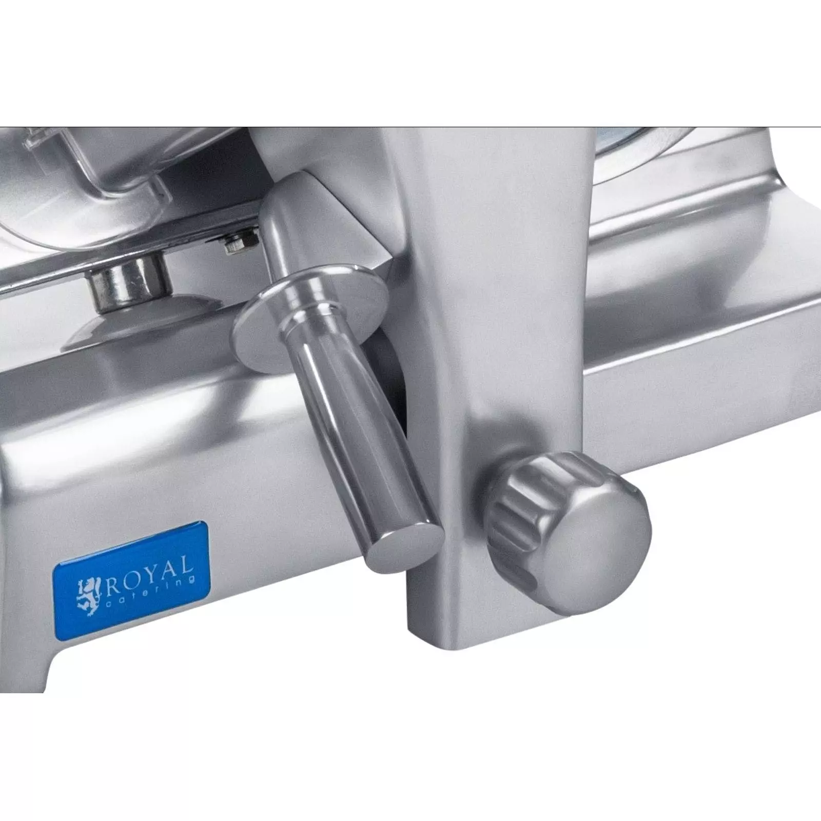 Royal-catering Royal Catering Aufschnittmaschine - 250 Mm - Bis 12 Mm - Alugriffe RCAM-250EXPERT 6 Royal-catering Royal Catering Aufschnittmaschine - 250 Mm - Bis 12 Mm - Alugriffe RCAM-250EXPERT – Bild 6