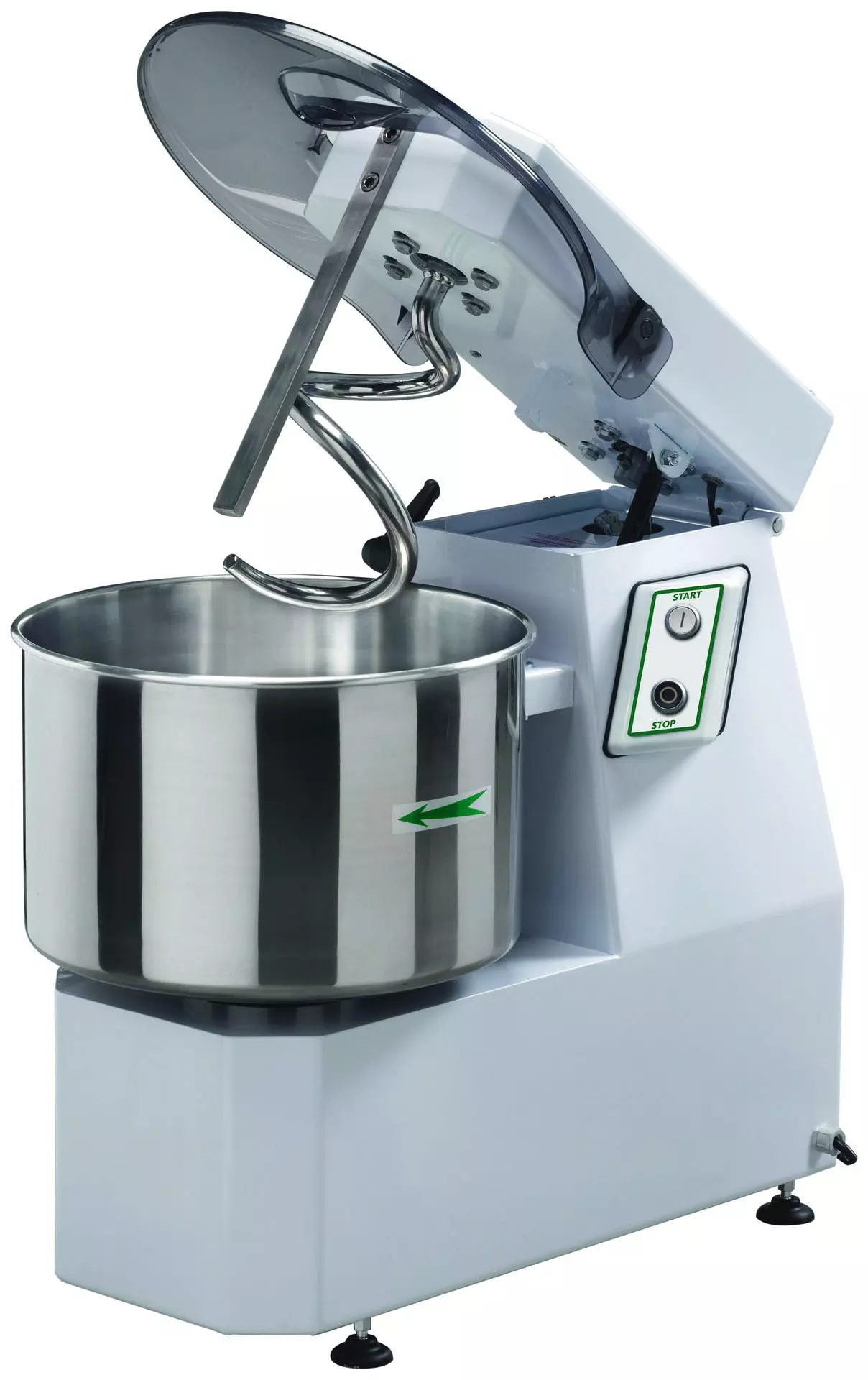 Cookmax Teigkneter Für 12 Kg / 16 L, Mit Anhebbarem Kopf 4 Cookmax Teigkneter Für 12 Kg / 16 L, Mit Anhebbarem Kopf – Bild 4