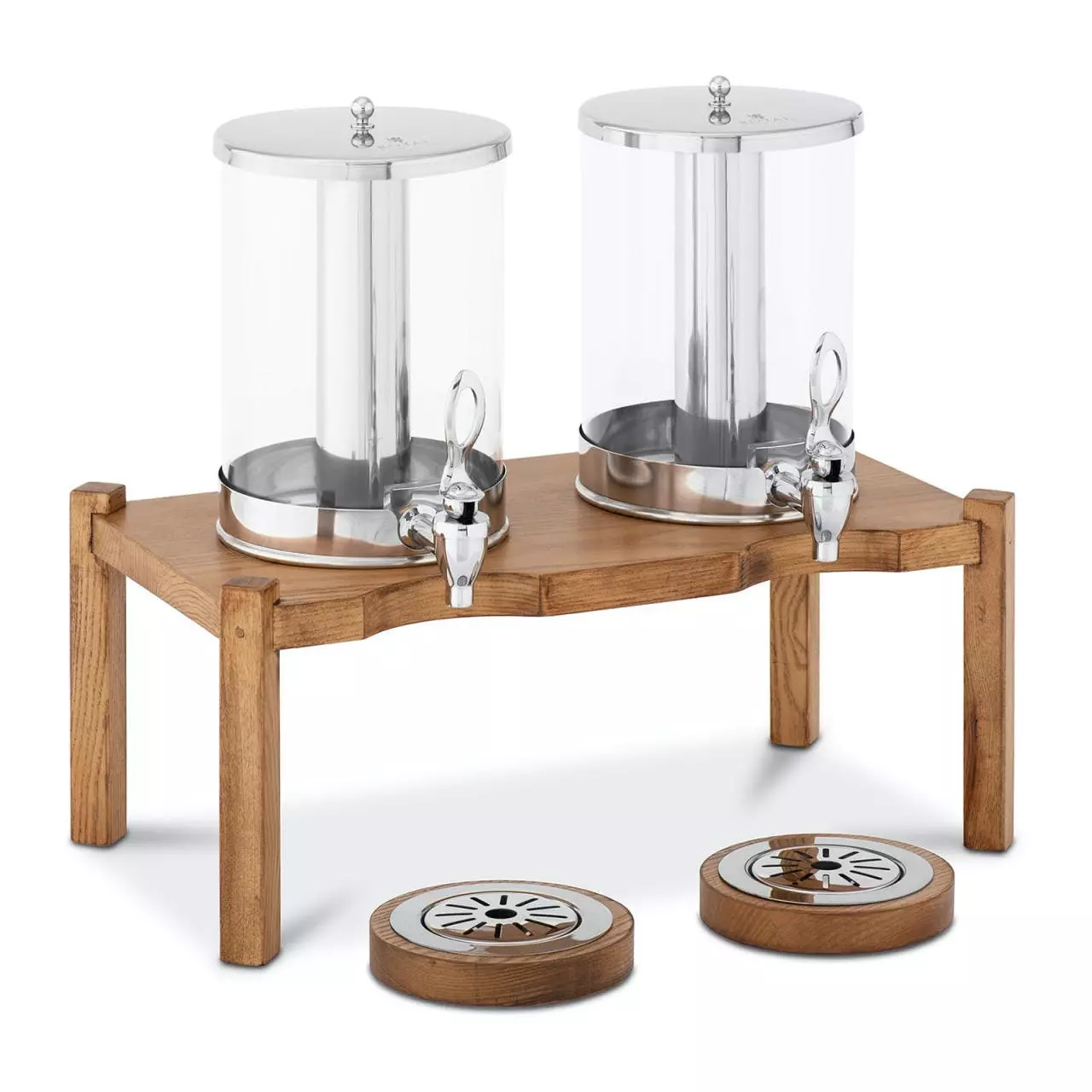 Royal-catering Royal Catering Saftspender - 7 L - Kühlsystem - Dunkles Holzgestell 5 Royal-catering Royal Catering Saftspender - 7 L - Kühlsystem - Dunkles Holzgestell – Bild 5