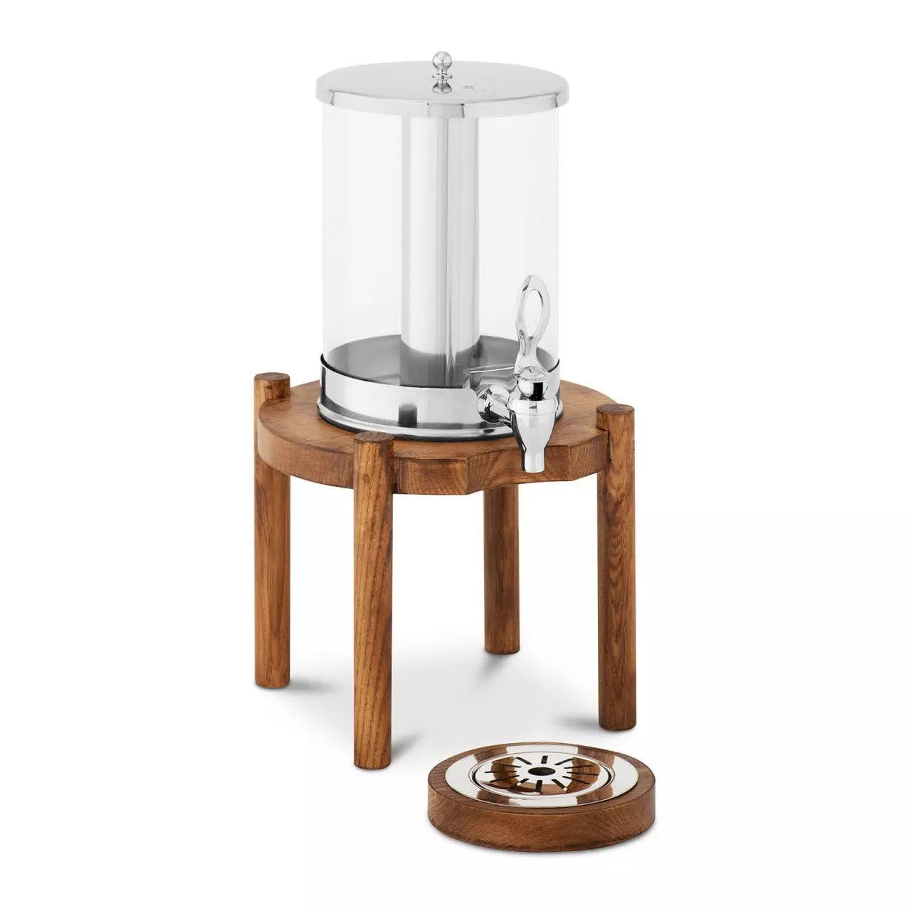 Royal-catering Royal Catering Saftspender - 2 X 7 L - Kühlsystem - Dunkles Holzgestell 5 Royal-catering Royal Catering Saftspender - 2 X 7 L - Kühlsystem - Dunkles Holzgestell – Bild 5