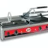 GMG - Doppel-Kontaktgrill - ▲ & ▼ Glatt - Mit Grillplatten Aus Gusseisen, Fettauffangschale Und Temperaturregelung 50° - 300° C