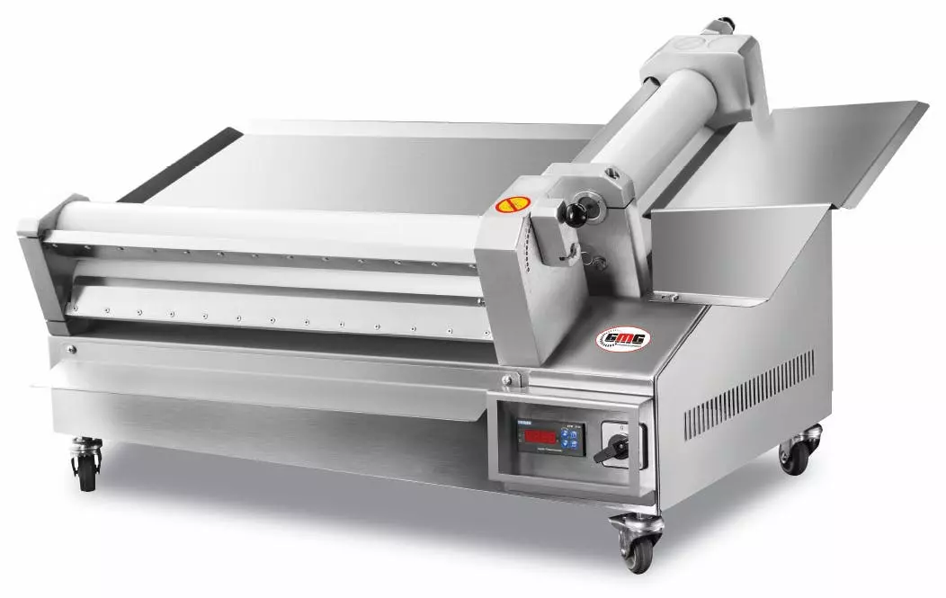 GMG - Teigausrollmaschinen Ø 40cm Für Runde Und Eckige Pizzen - Teigstärke Einstellbar - Teiggewicht Variabel 80-500gr 4 GMG - Teigausrollmaschinen Ø 40cm Für Runde Und Eckige Pizzen - Teigstärke Einstellbar - Teiggewicht Variabel 80-500gr – Bild 4