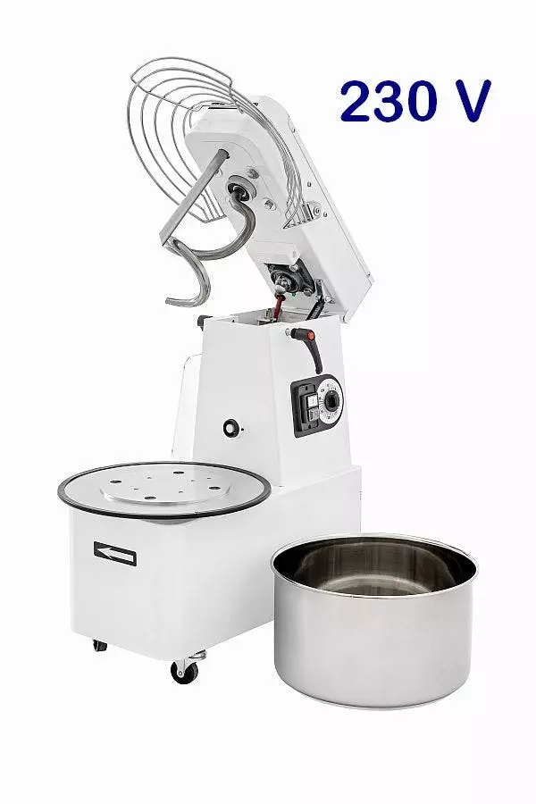 Null Spiral-Teigknetmaschine Stufenlos Regulierbar 22 Liter / 230 Volt 7 Null Spiral-Teigknetmaschine Stufenlos Regulierbar 22 Liter / 230 Volt – Bild 7