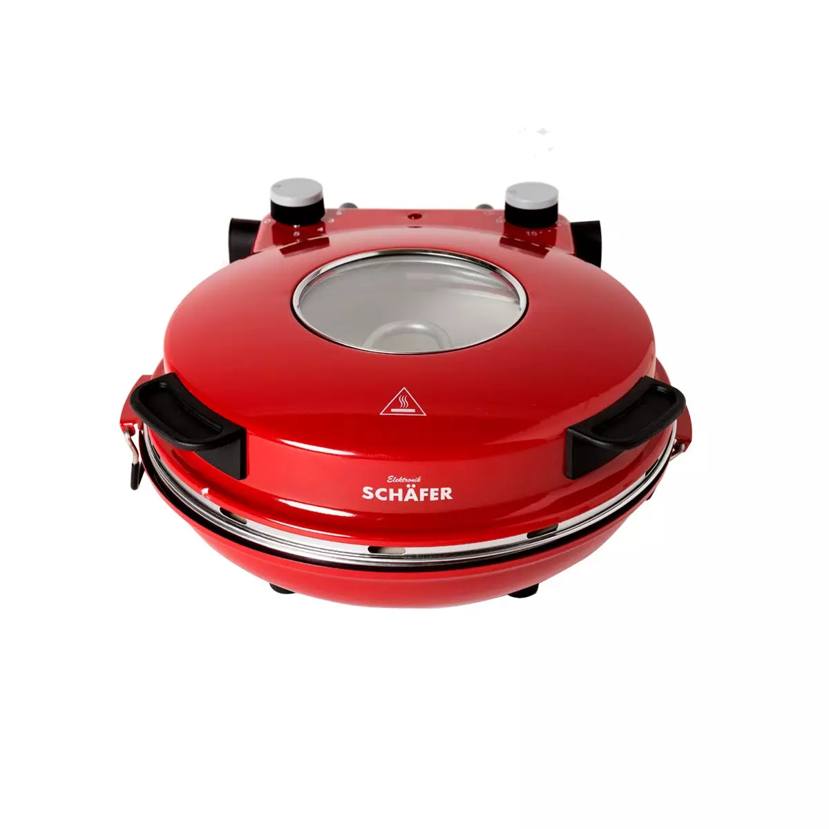 Null Schäfer Pizzamaker 32cm Mit Zubehör Express Pizzaofen 1200W Keramiksteinplatte 360-400ºC (rot) 3 Null Schäfer Pizzamaker 32cm Mit Zubehör Express Pizzaofen 1200W Keramiksteinplatte 360-400ºC (rot) – Bild 3