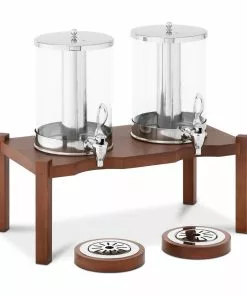 Royal-catering Royal Catering Saftspender - 2 X 7 L - Kühlsystem - Helles Holzgestell -Angebote Bartscher Store 53ded6a7 f522 4cd9 971b 739401bca309