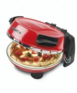 Null G3 Ferrari Pizzeria Snack Napoletana Pizzamacher/Ofen 1 Pizza/Pizzen 1200 W Schwarz, Rot