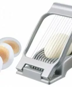 2x Contacto Eierschneider, Beschichtetem Aluminiumguss, Schneiddrähte, Edelstahl, Länge: 12,5 Cm, Breite: 8 C