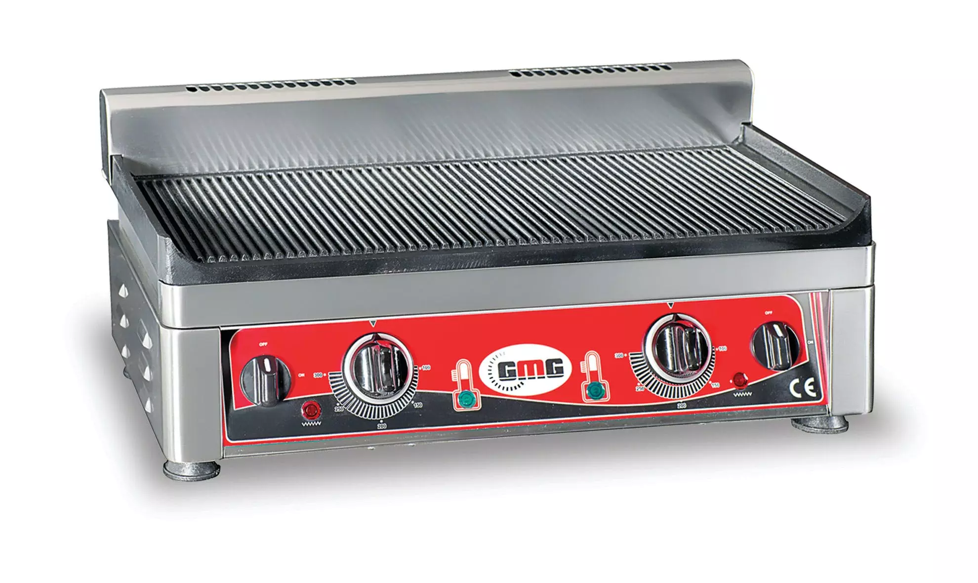 GMG - Kontaktgrill - ▲ & ▼ Glatt - Mit Grillplatten Aus Gusseisen, Fettauffangschale Und Temperaturregelung 50° - 300° C 7 GMG - Kontaktgrill - ▲ & ▼ Glatt - Mit Grillplatten Aus Gusseisen, Fettauffangschale Und Temperaturregelung 50° - 300° C – Bild 7