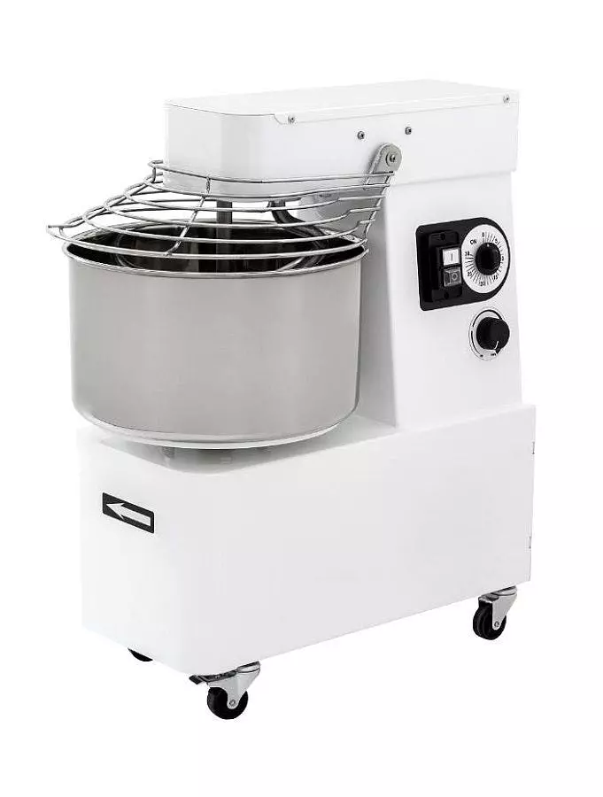 Null Spiral-Teigknetmaschine Stufenlos Regulierbar 22 Liter / 230 Volt 5 Null Spiral-Teigknetmaschine Stufenlos Regulierbar 22 Liter / 230 Volt – Bild 5