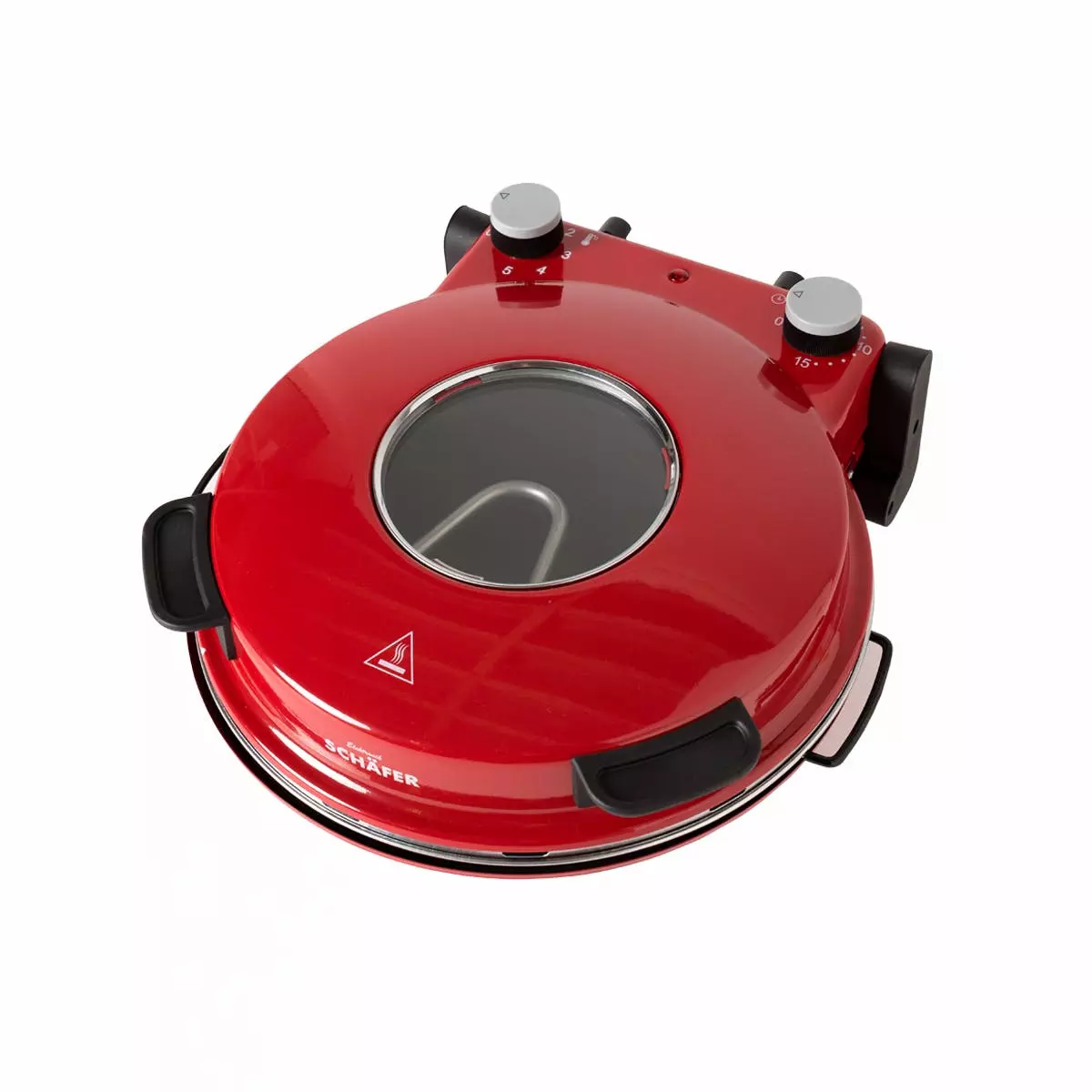 Null Schäfer Pizzamaker 32cm Mit Zubehör Express Pizzaofen 1200W Keramiksteinplatte 360-400ºC (rot) 1 Null Schäfer Pizzamaker 32cm Mit Zubehör Express Pizzaofen 1200W Keramiksteinplatte 360-400ºC (rot)