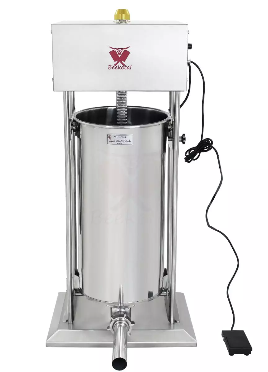 Beeketal Edelstahl Wurstfüller Elektrisch BT25-E 2 Beeketal Edelstahl Wurstfüller Elektrisch BT25-E – Bild 2