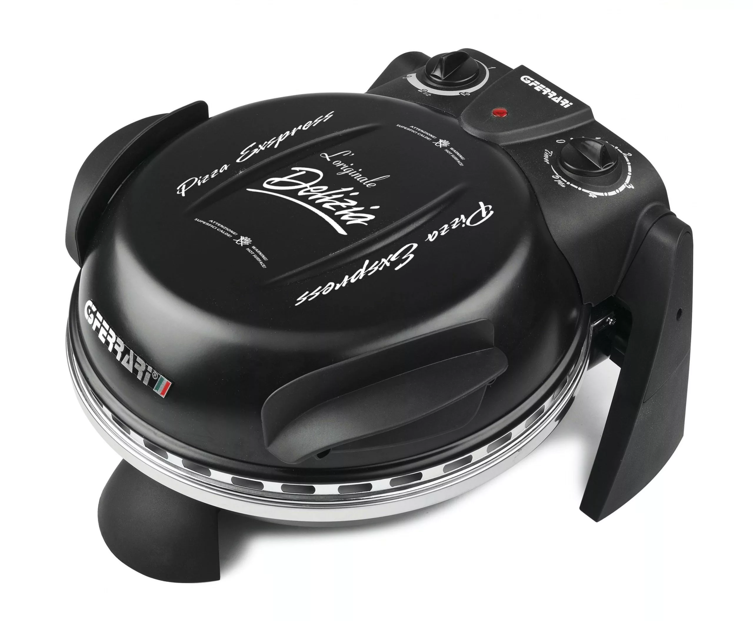 Null G3 Ferrari Delizia Pizzamacher/Ofen 1 Pizza/Pizzen 1200 W Schwarz, Gelb 2 Null G3 Ferrari Delizia Pizzamacher/Ofen 1 Pizza/Pizzen 1200 W Schwarz, Gelb – Bild 2