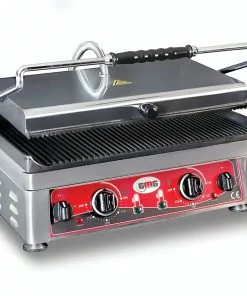 GMG - Kontaktgrill - ▲ & ▼ Gerillt - Mit Grillplatten Aus Gusseisen, Fettauffangschale Und Temperaturregelung 50° - 300° C