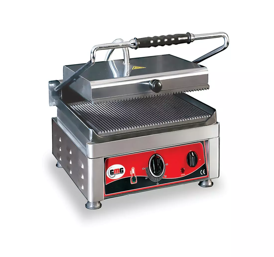 GMG - Kontaktgrill - ▲ & ▼ Gerillt - Mit Grillplatten Aus Gusseisen, Fettauffangschale Und Temperaturregelung 50° - 300° C 1 GMG - Kontaktgrill - ▲ & ▼ Gerillt - Mit Grillplatten Aus Gusseisen, Fettauffangschale Und Temperaturregelung 50° - 300° C