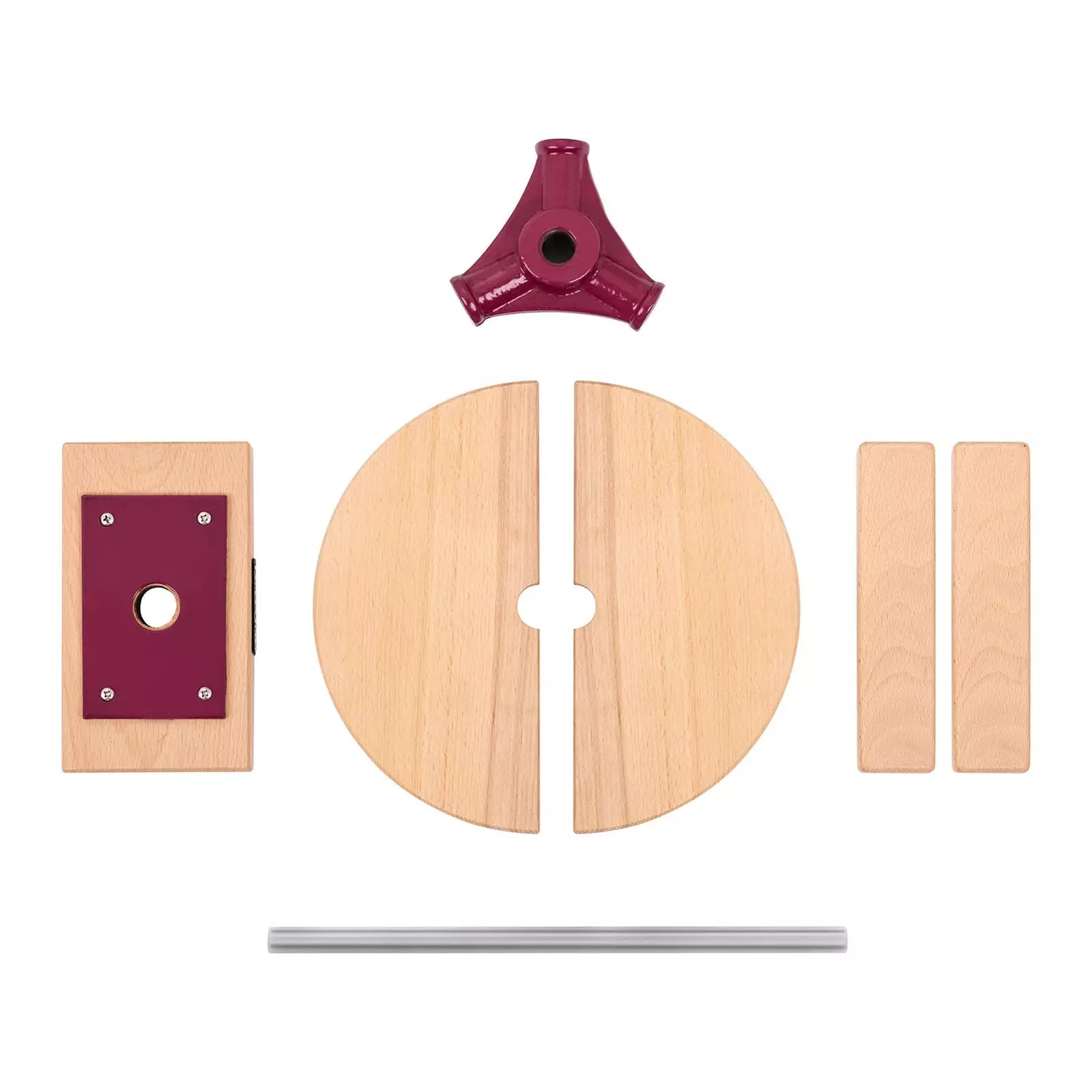 Royal-catering Royal Catering Obstpresse - Manuell - Holz - 12 L - Inkl. Holzblöcke, Druckplatte Und 3 Presstücher 6 Royal-catering Royal Catering Obstpresse - Manuell - Holz - 12 L - Inkl. Holzblöcke, Druckplatte Und 3 Presstücher – Bild 6