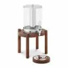 Royal-catering Royal Catering Saftspender - 7 L - Kühlsystem - Dunkles Holzgestell