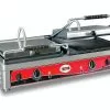GMG - Doppel-Kontaktgrill - ▲ & ▼ Gerillt - Mit Grillplatten Aus Gusseisen, Fettauffangschale Und Temperaturregelung 50° - 300° C