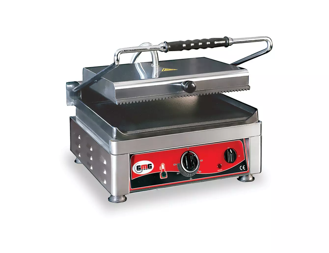 GMG - Kontaktgrill - ▲ & ▼ Glatt - Mit Grillplatten Aus Gusseisen, Fettauffangschale Und Temperaturregelung 50° - 300° C 5 GMG - Kontaktgrill - ▲ & ▼ Glatt - Mit Grillplatten Aus Gusseisen, Fettauffangschale Und Temperaturregelung 50° - 300° C – Bild 5