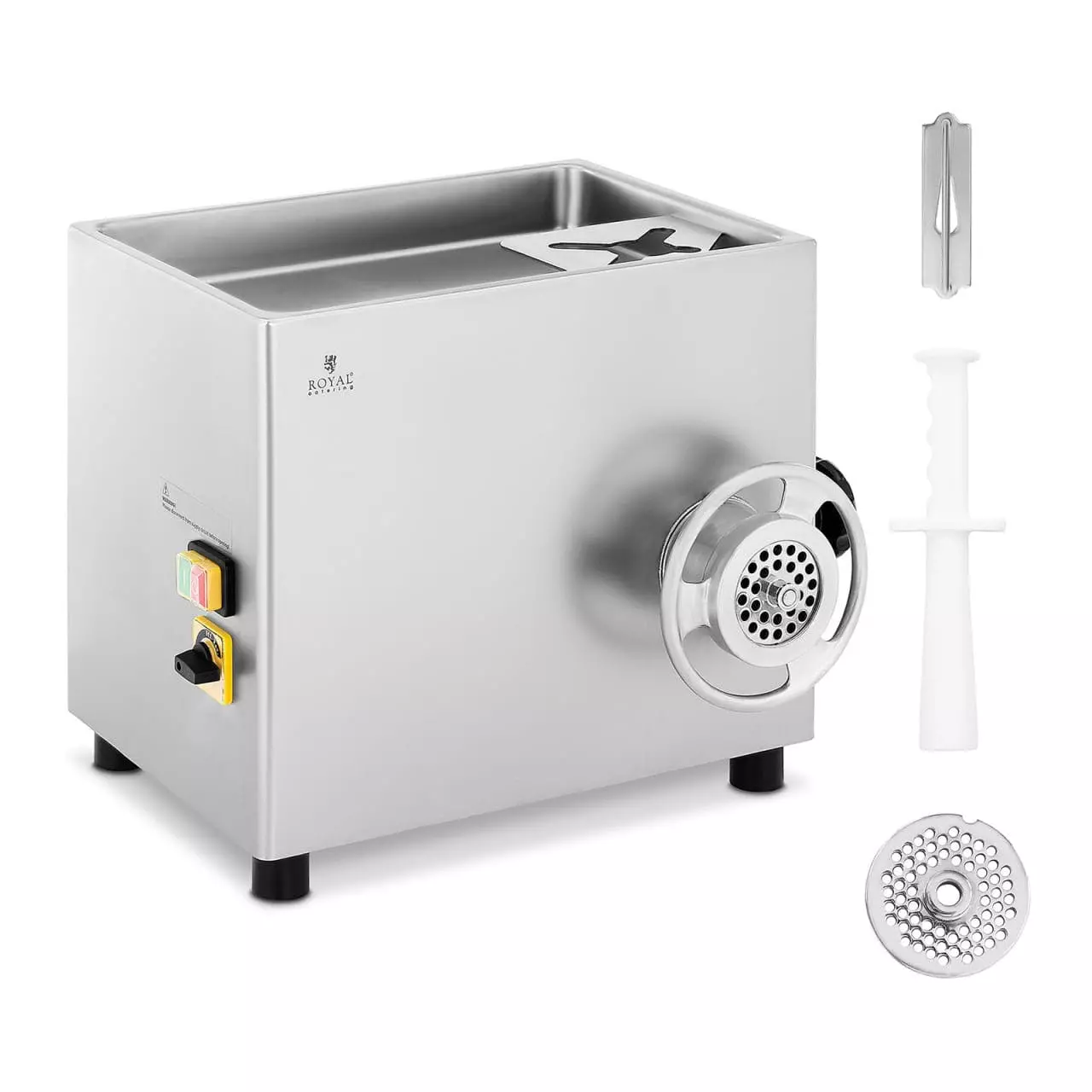 Royal-catering Royal Catering Fleischwolf - Edelstahl - 300 Kg/h - Mit Rücklauf 4 Royal-catering Royal Catering Fleischwolf - Edelstahl - 300 Kg/h - Mit Rücklauf – Bild 4